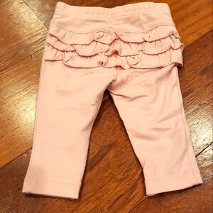3/$12 NWT Baby Girls Polar Pink Ruffle‎ Bottom Leggings Size 0-3mos